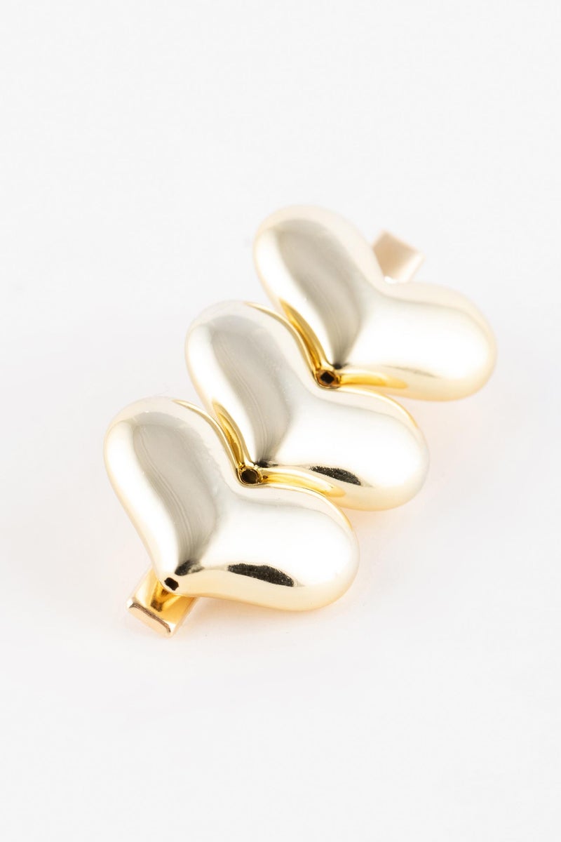 DeFacto Gold Woman Woman Heart Detailed Gold Buckle Casual - Image 3